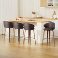 4 X Artiss Bar Leather Wood Stool