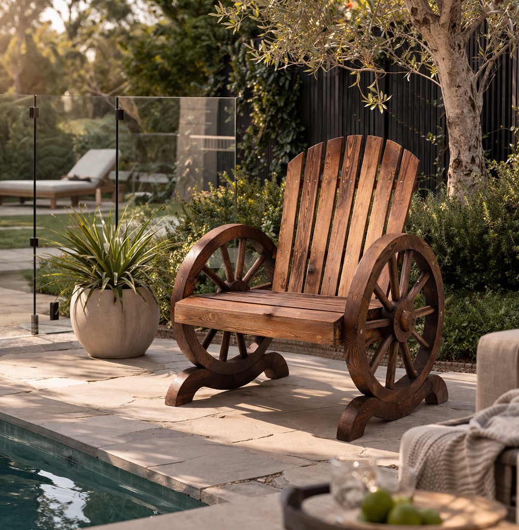 Wooden Wagon Chair