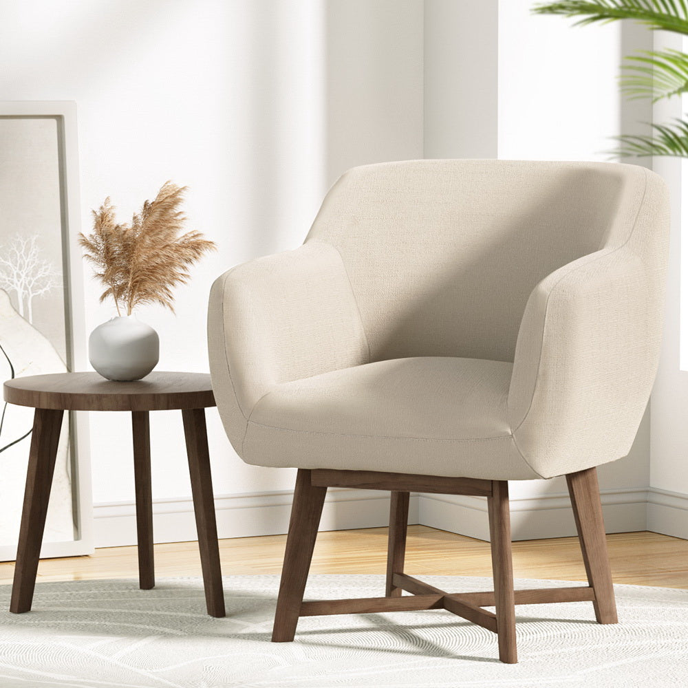 Accent Armchair - Beige