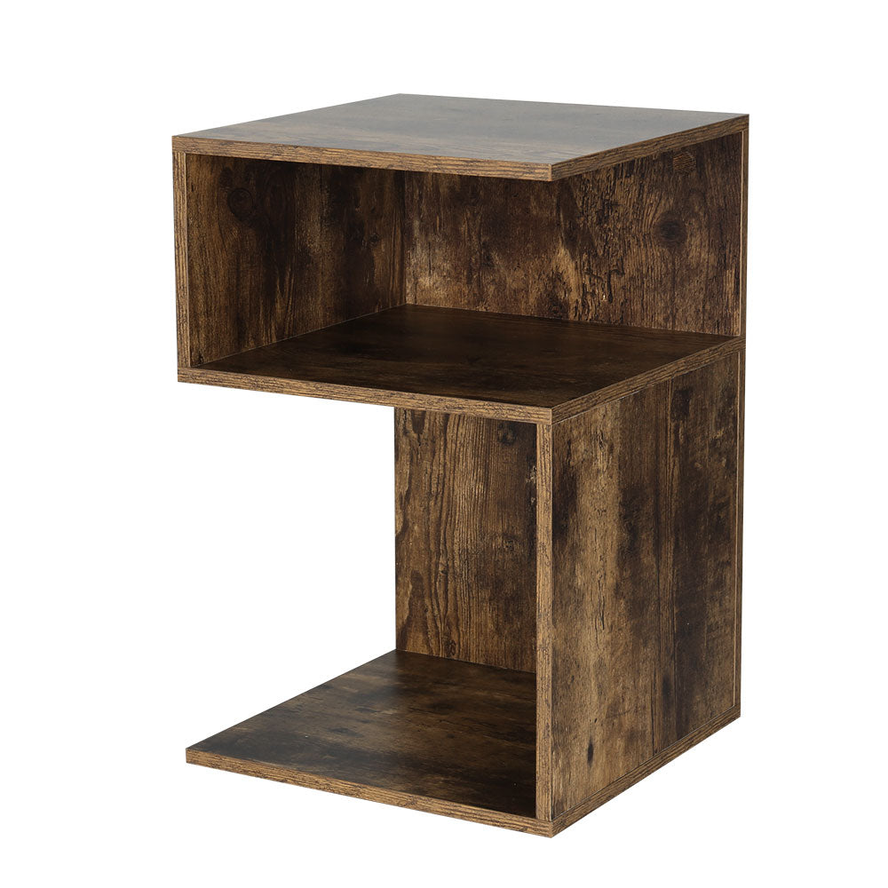 S-shaped Bedside Table