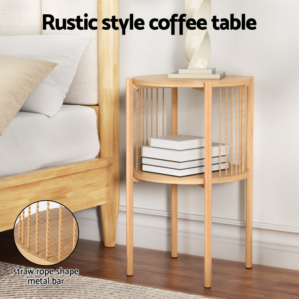 Side table - Round Wood