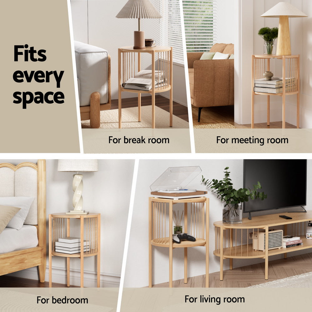 Side table - Round Wood