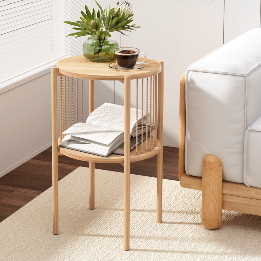 Side table - Round Wood