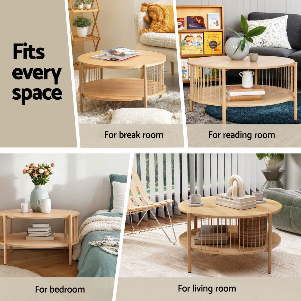 Coffee Table - Round Wood