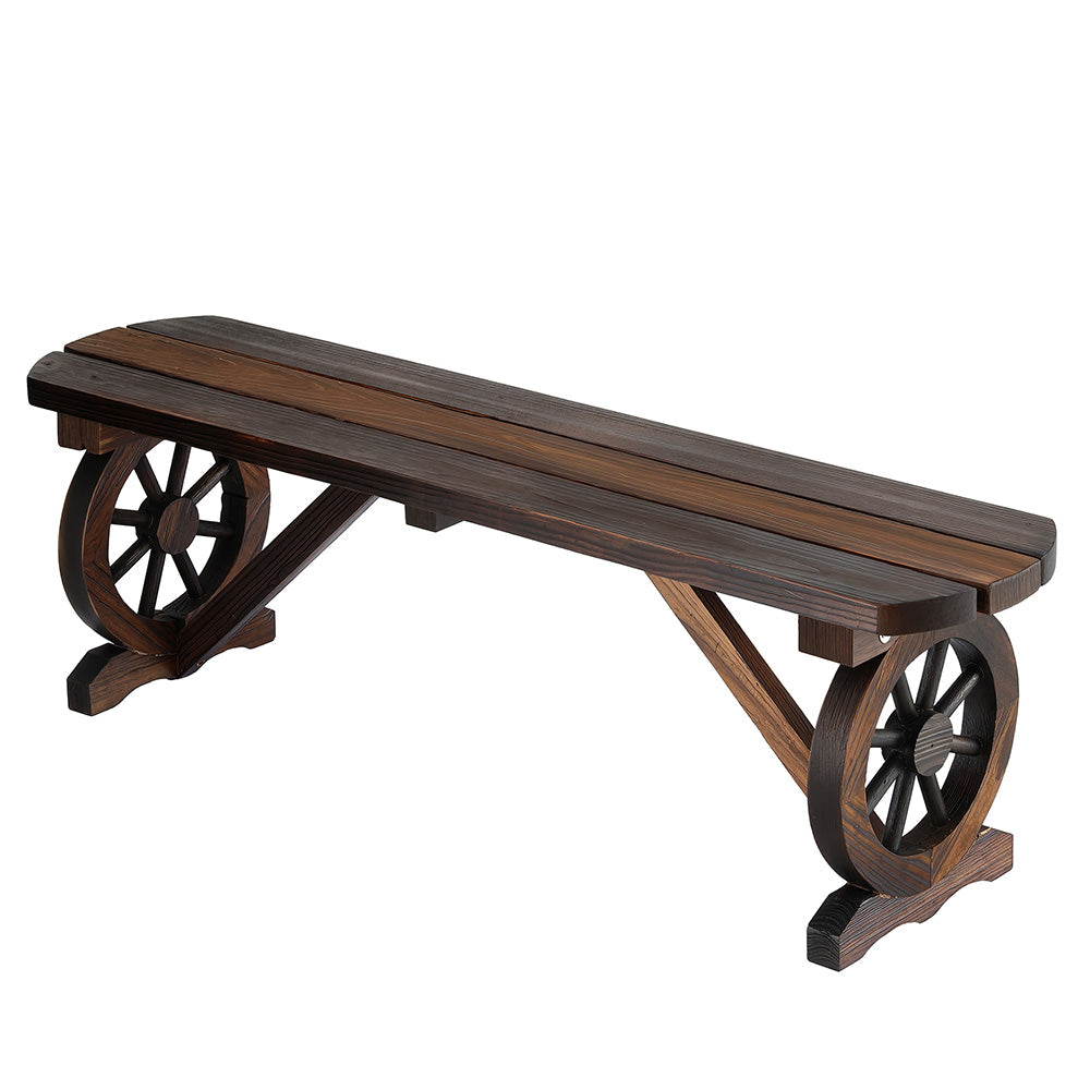 Wooden Wagon Bench