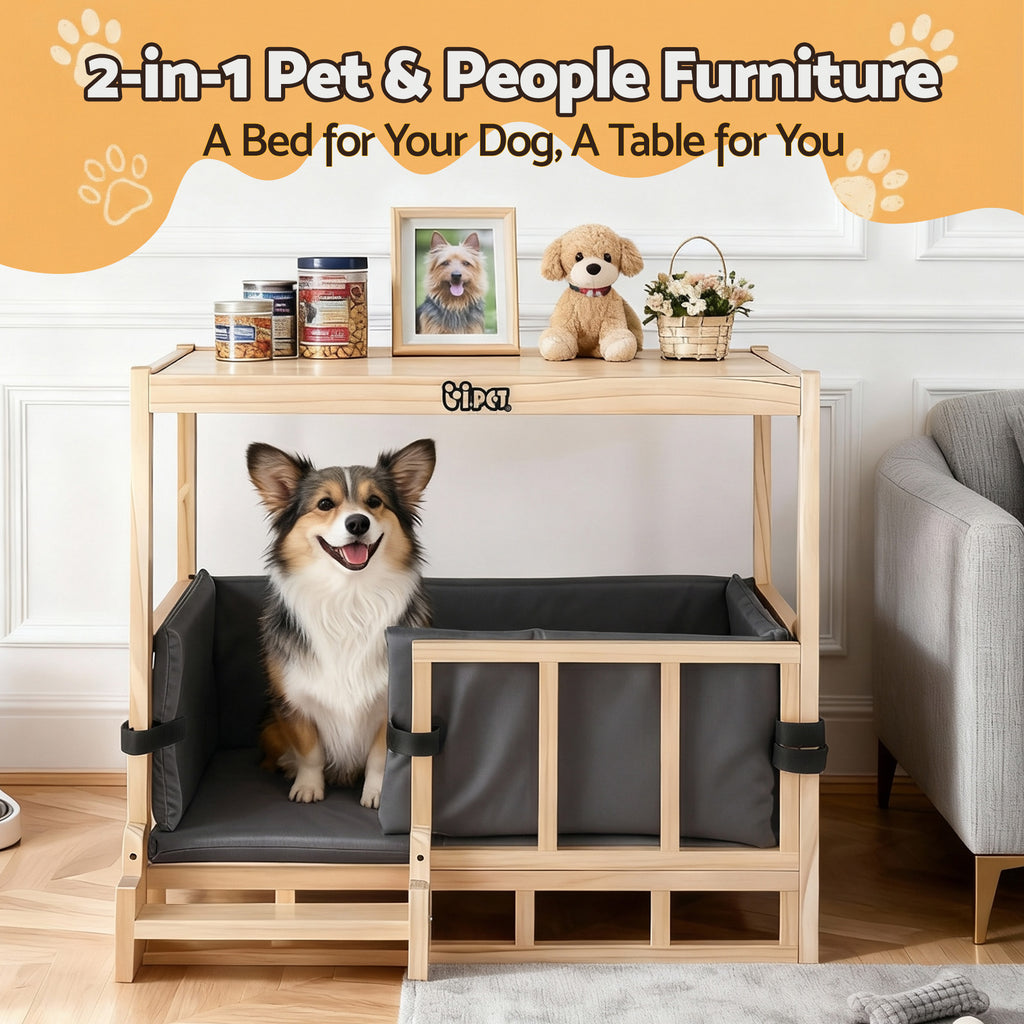 Pet Kennel Crate - Pine Wood