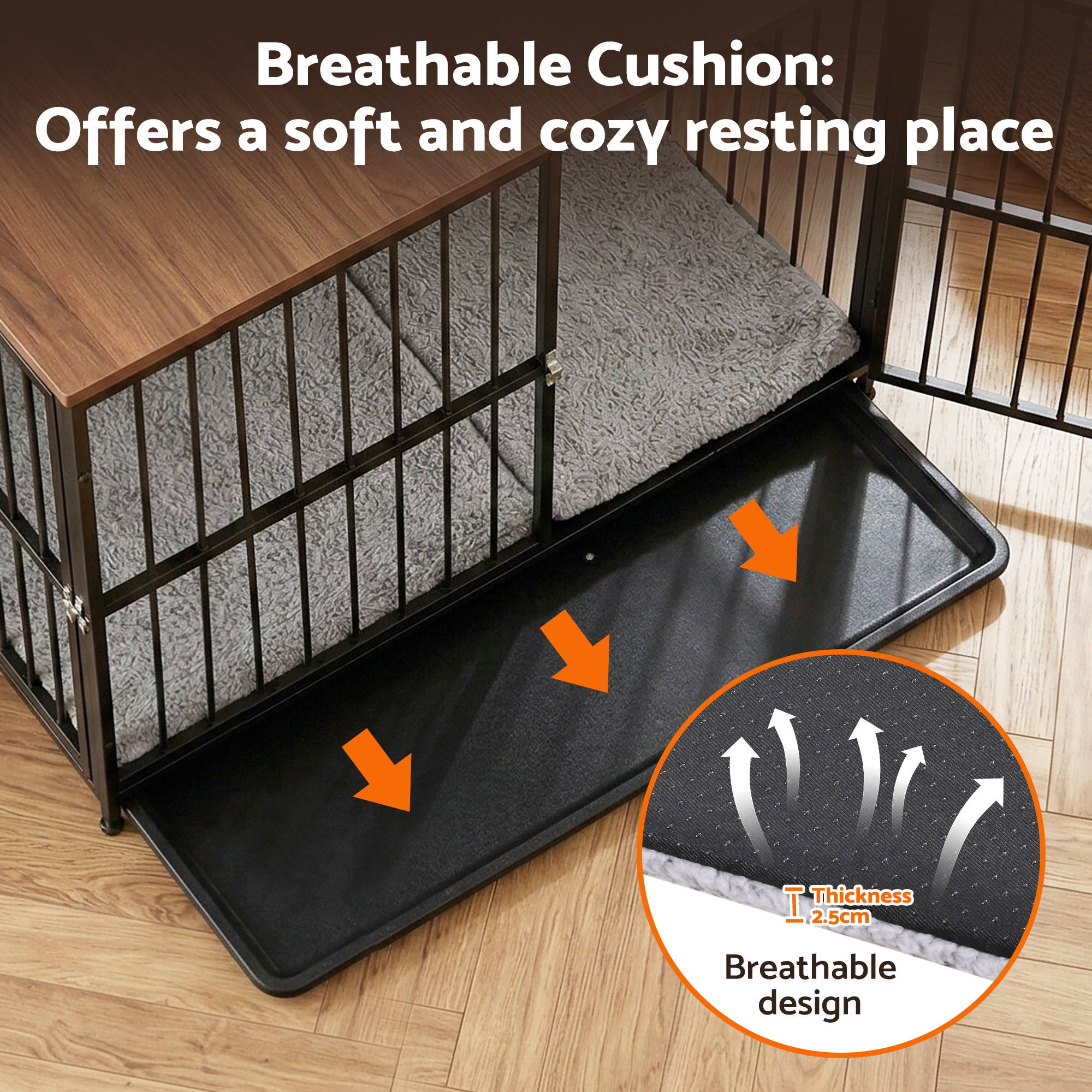 Extra Large Dog Crate Furniture 107cm