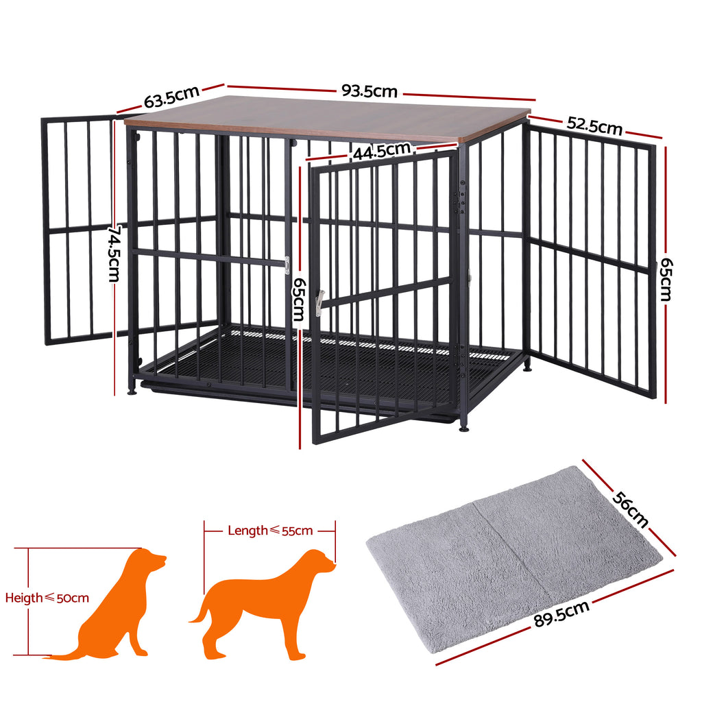 Large Dog Crate Furniture 93cm