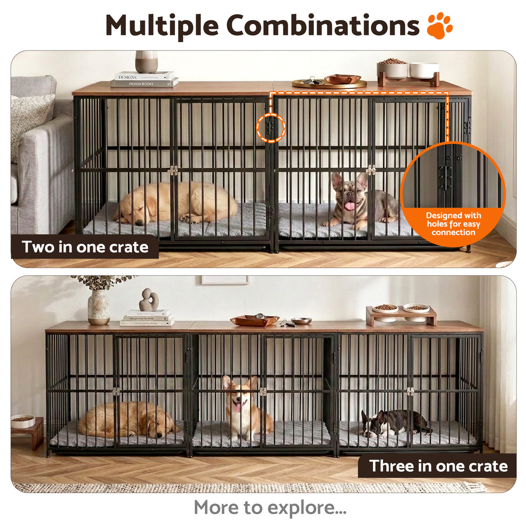 Large Dog Crate Furniture 93cm