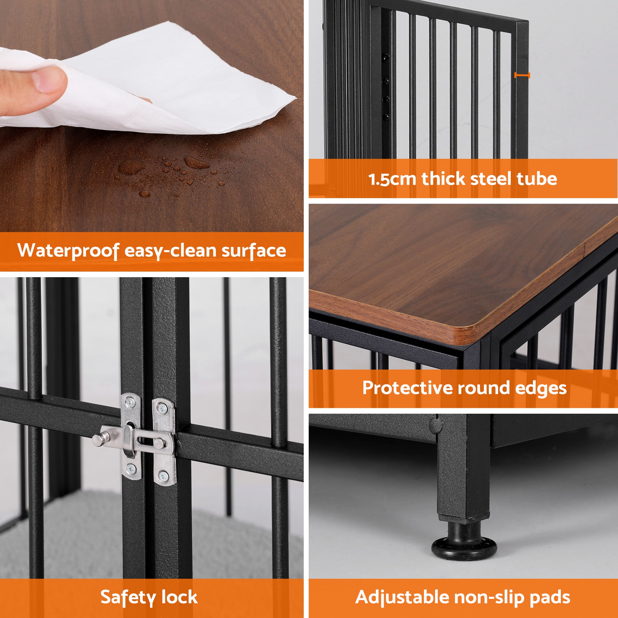 Large Dog Crate Furniture 93cm