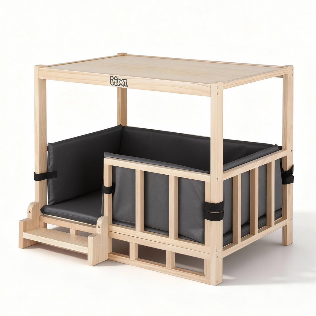 Pet Kennel Crate - Pine Wood