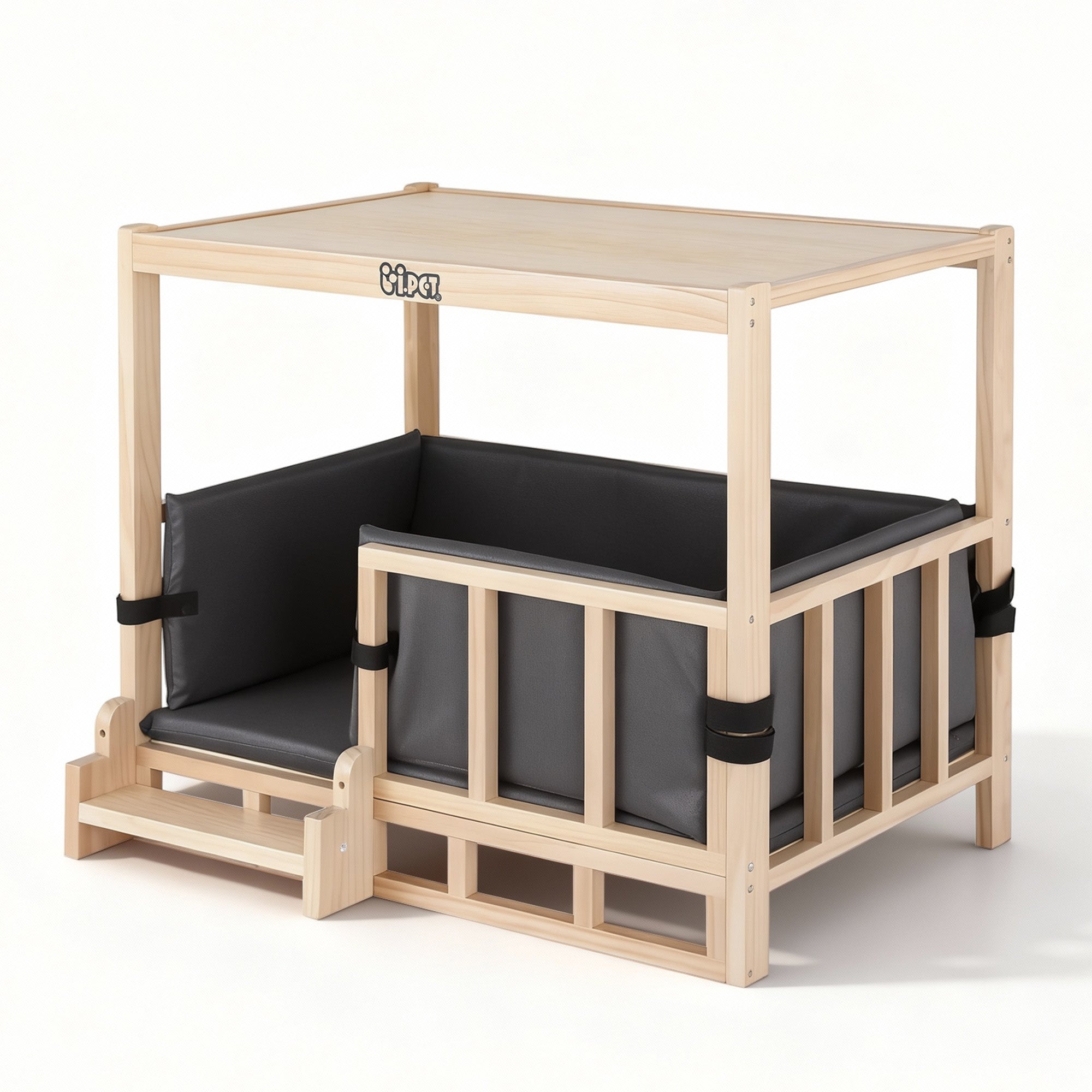 Pet Kennel Crate - Pine Wood