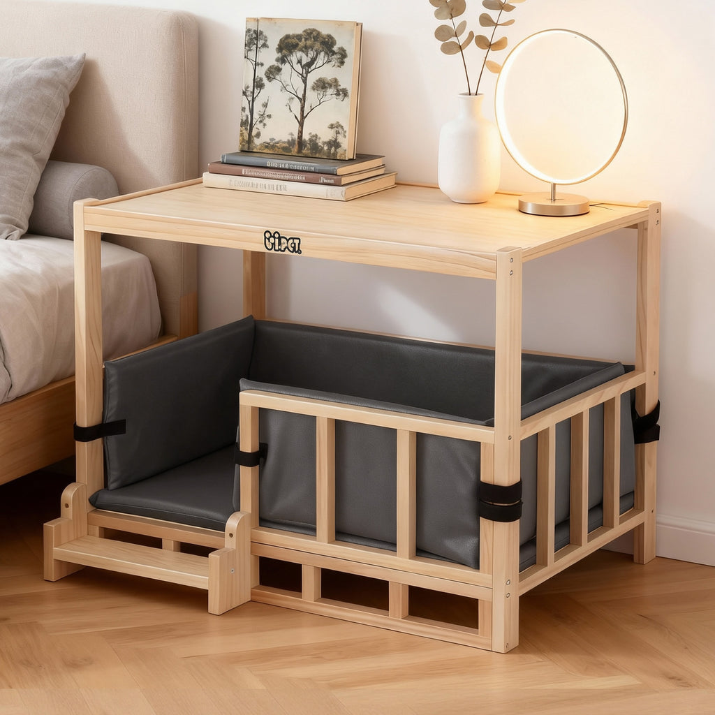 Pet Kennel Crate - Pine Wood