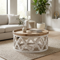 Lattice Round Coffee Table