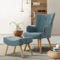 Scandinavian Armchair Set - Blue