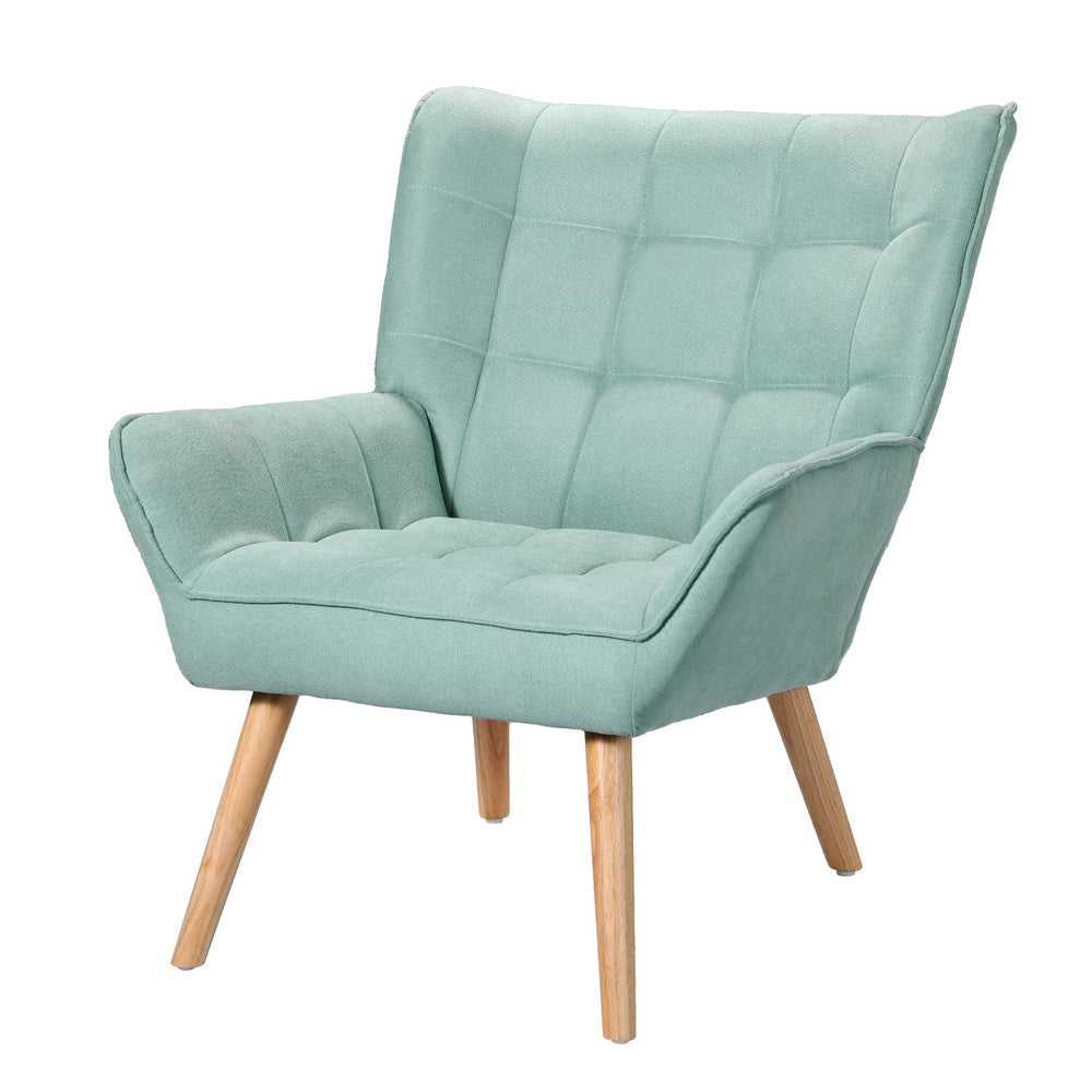 Scandinavian Armchair - Turquoise