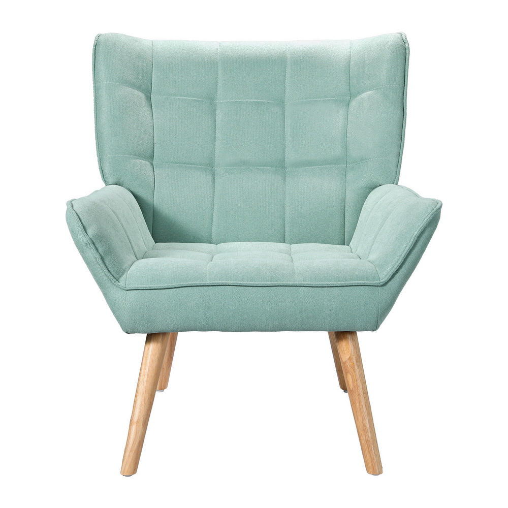 Scandinavian Armchair - Turquoise