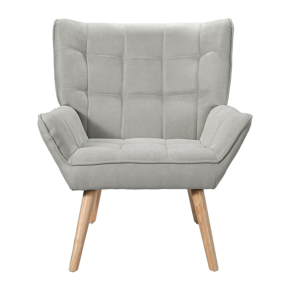 Scandinavian Armchair - Grey