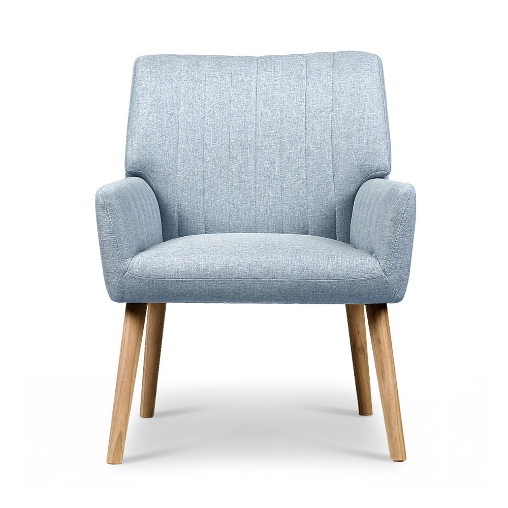 Stylish Blue Armchair X 2
