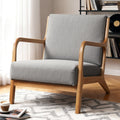 One Seater Armchair Lounge Sofa - Grey
