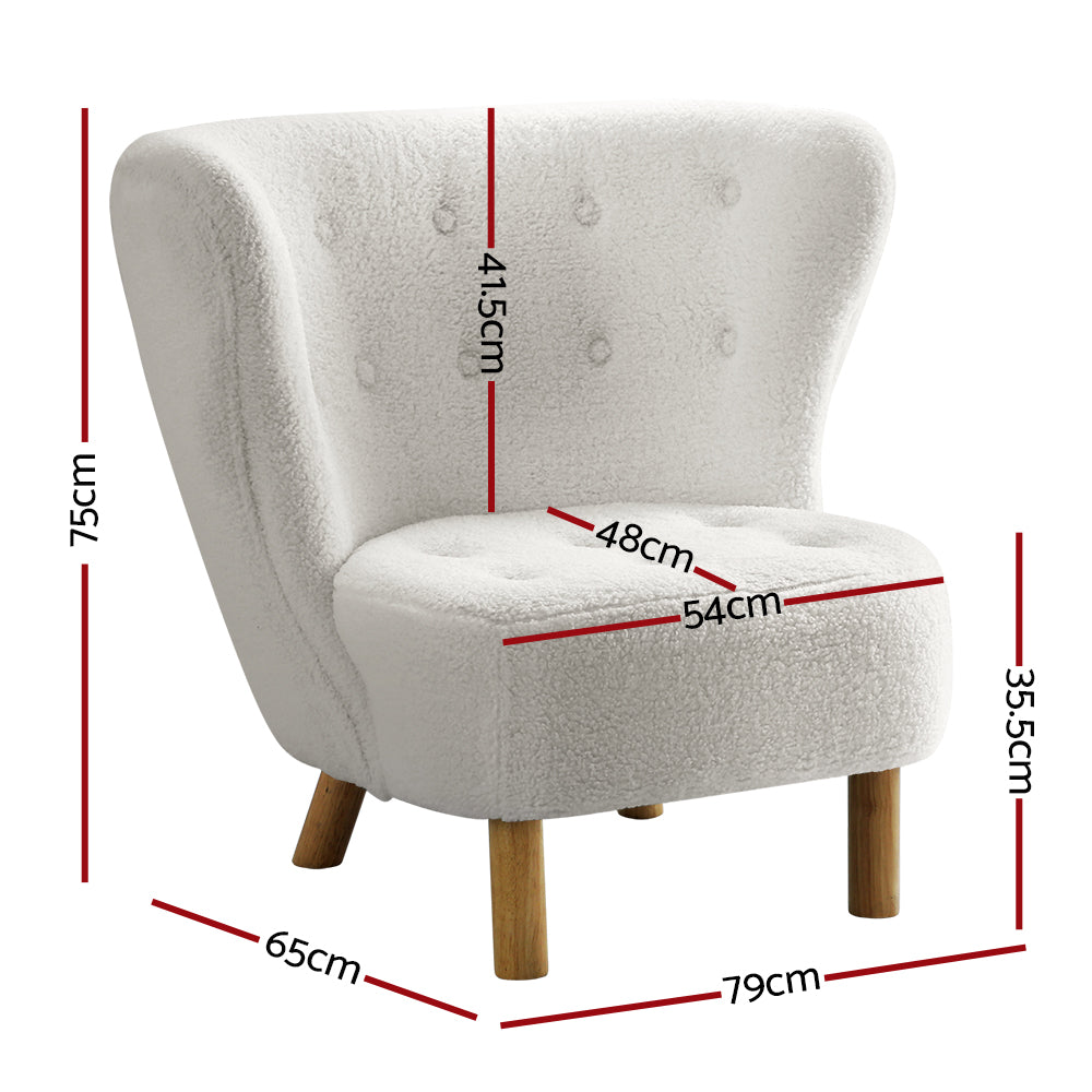 Felista Armchair - White