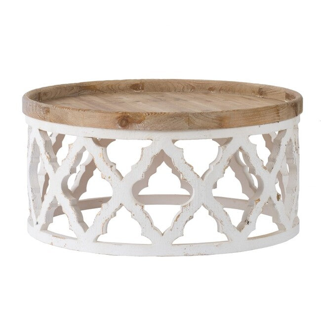 Lattice Round Coffee Table