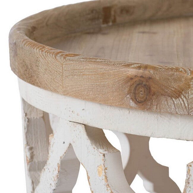 Lattice Round Coffee Table