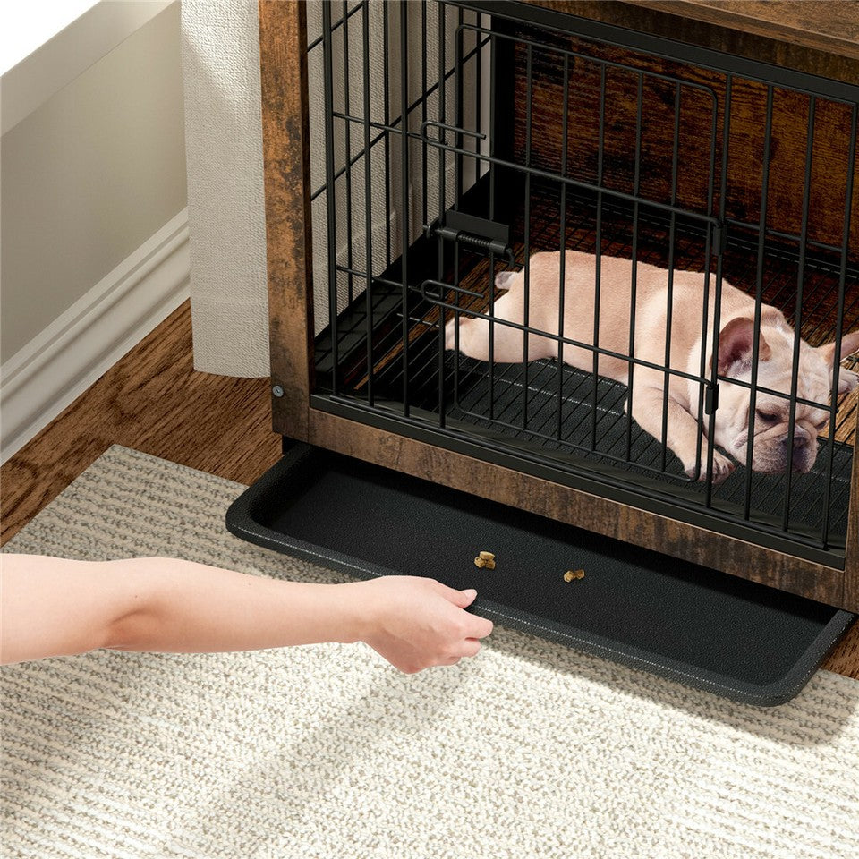Wooden Pet Crate & End Table
