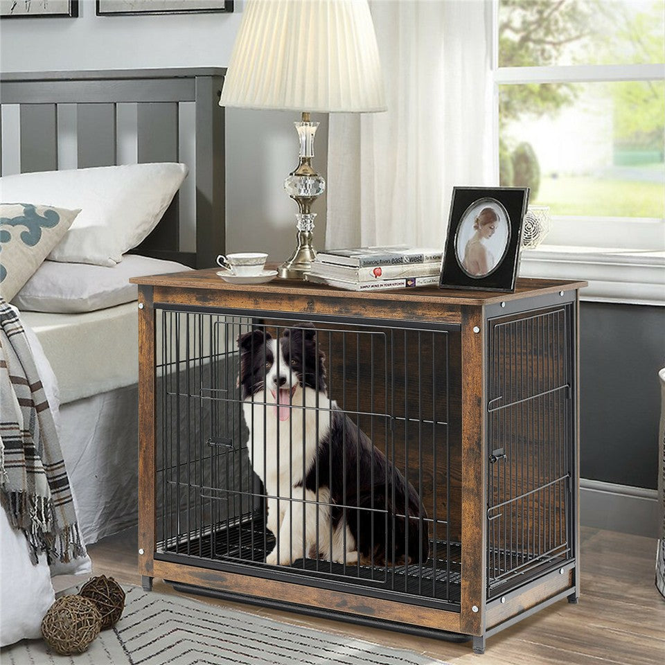 Wooden Pet Crate & End Table - Small