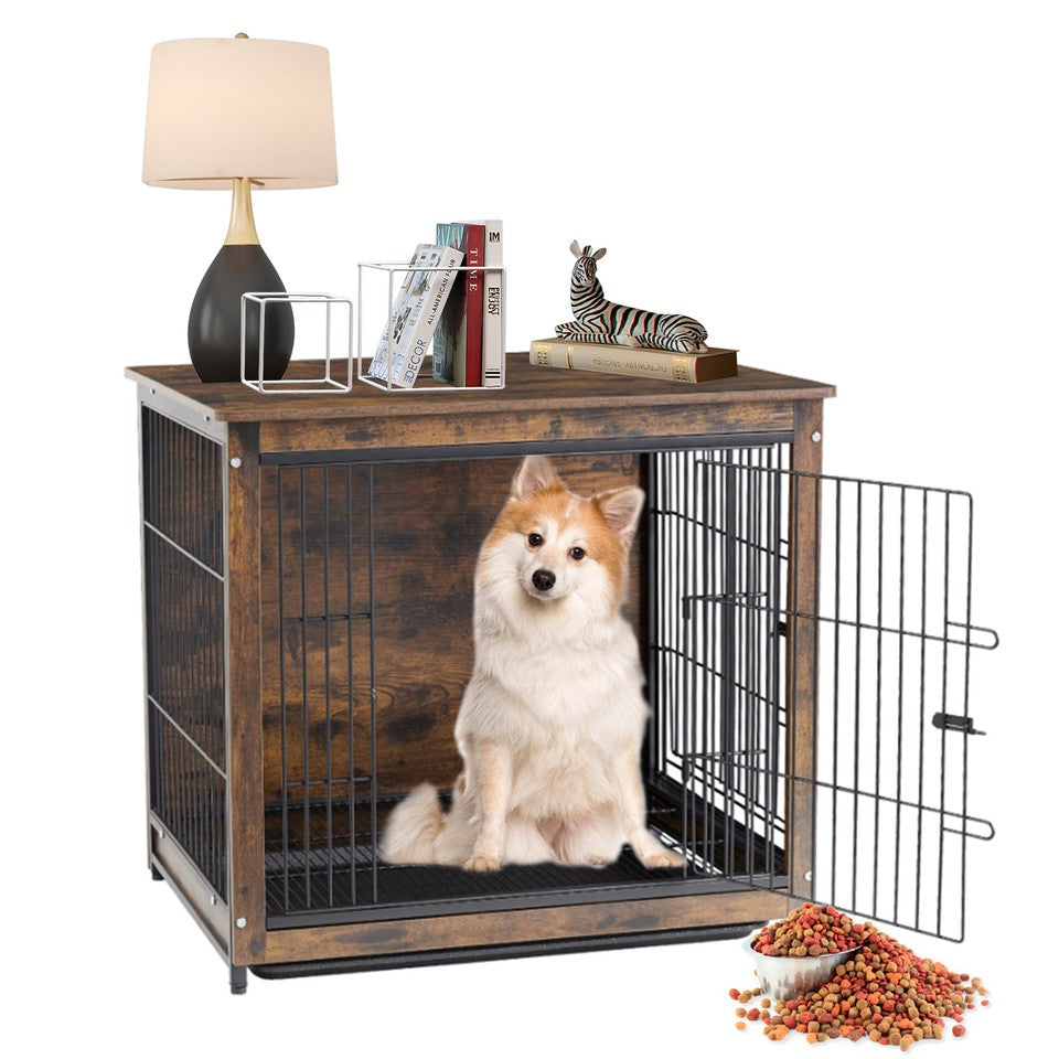 Wooden Pet Crate & End Table - Small