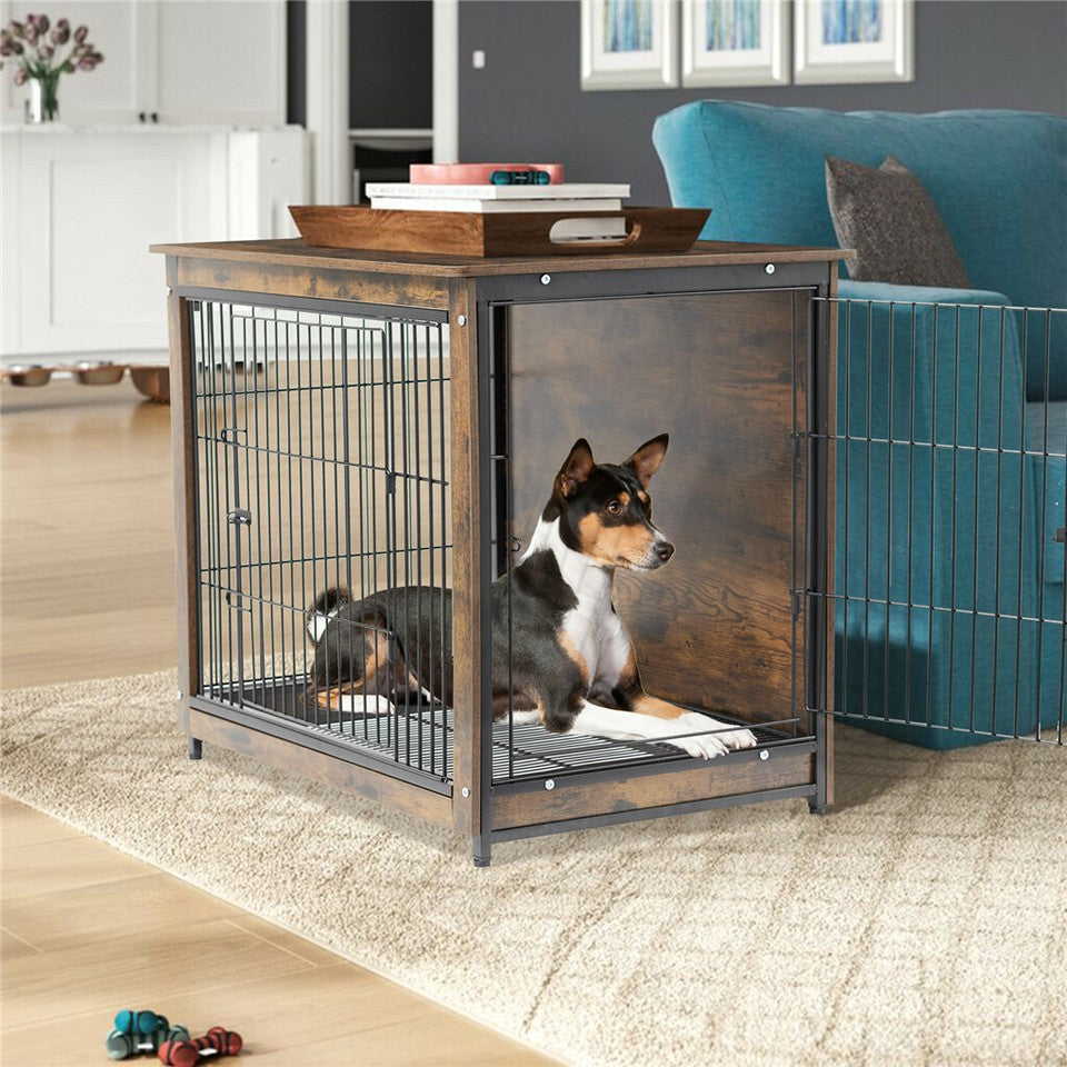 Wooden Pet Crate & End Table - Small