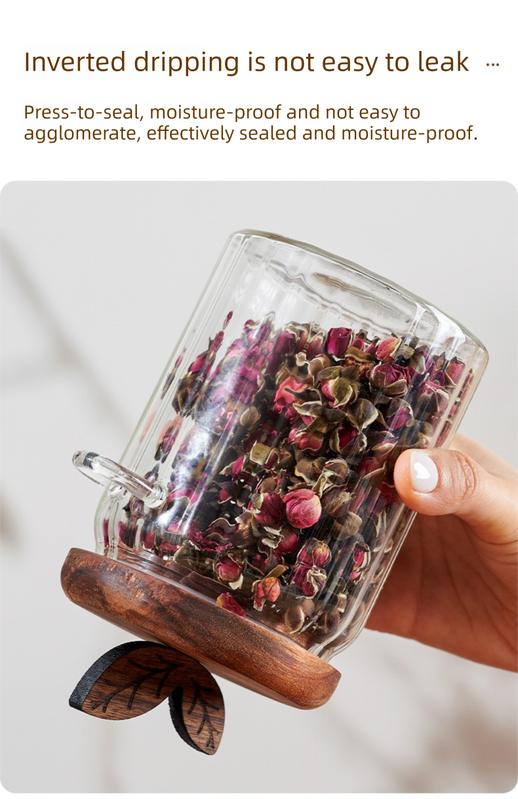 600ml Premium Glass Storage Jar