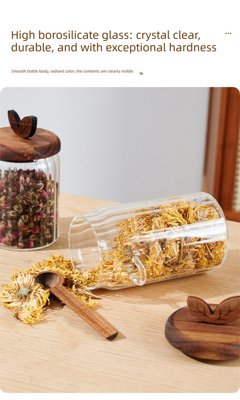 600ml Premium Glass Storage Jar